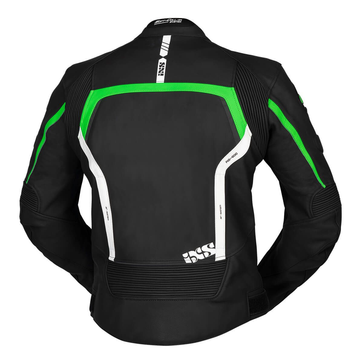 IXS Sport LD Jacket RS-600, black-fluo green-white – IXS.com