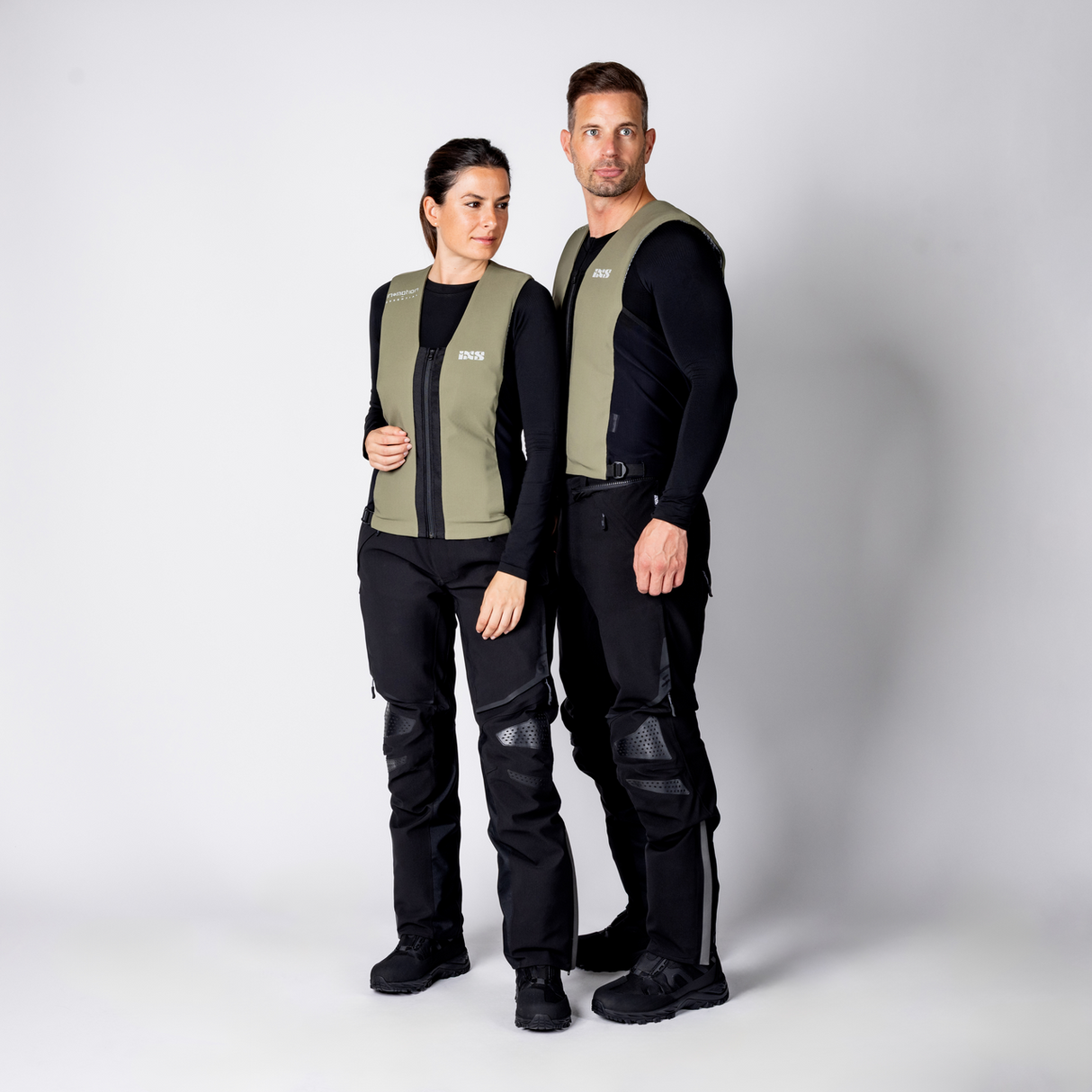 iXS-Airbag Weste IPRO 1.0 - oliv-schwarz-06